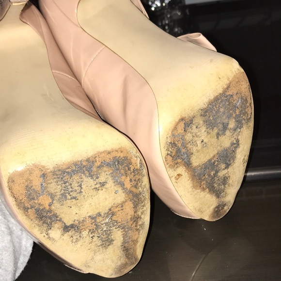 Steve Madden Nude Side Bow Heels - Picture 6 of 8